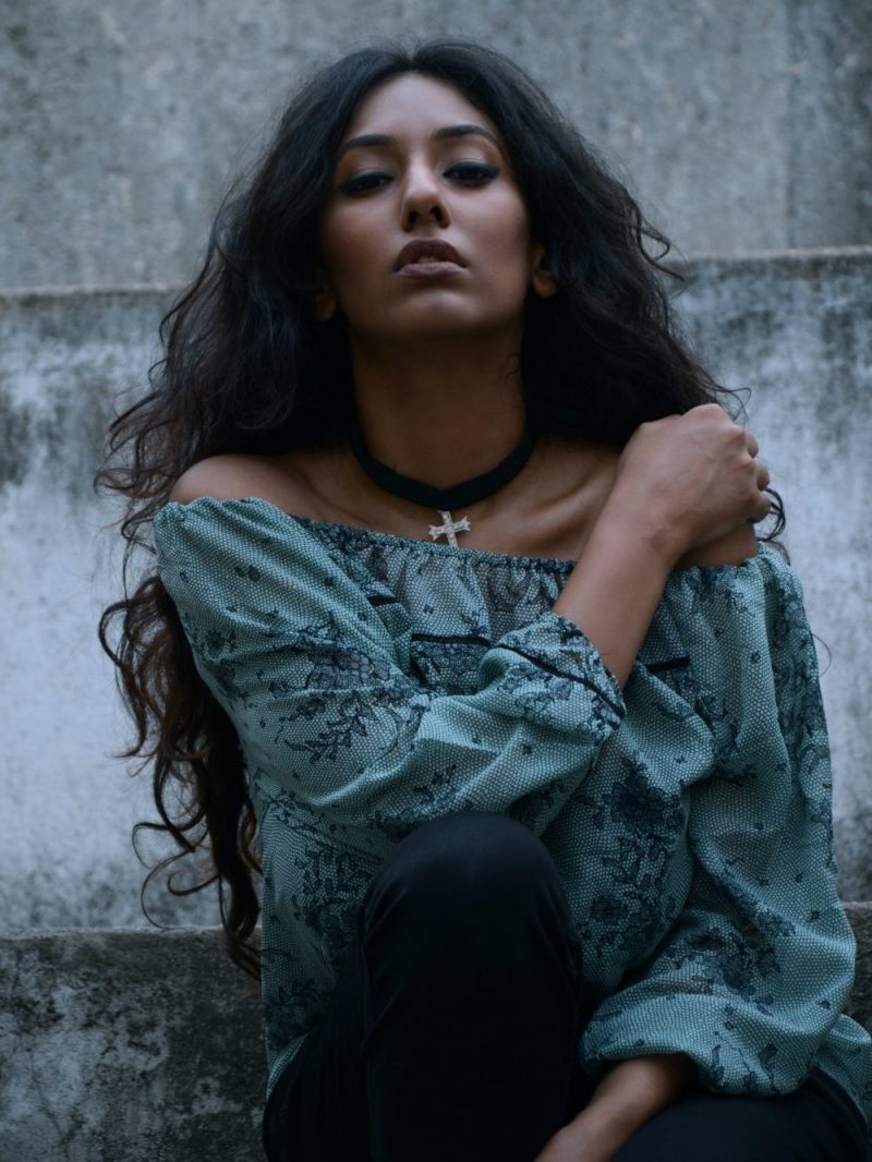 conceptual ; dark photography ; i dress for the applause ; naznin suhaer ; editorial ; monsoon ; rain ; dusky ; fashion ; beauty ; bardot top ; off the shoulder ; fashion blogger ; indian fashion blogger ; hyderabad fashion blogger ; 