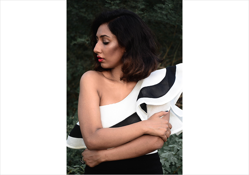 white Bodysuit ; Ruflles ; Lookbook ; Outfit ; fashion photography ; Red Lips ; Shein ; ootd ; fall look ; white ; street style; red ; sunset ; strong ; Dark ; summer fashion ; summer outfit ; spring ; fall 17 ; Hyderabad ; Editorial ; Naznin ; Naznin Suhaer ; dusky; model ; indian blogger ; hyderabad fashion bloggers ; hyderabad bloggers ; hyderabad fashion blogger ; I Dress for the Applause ; 