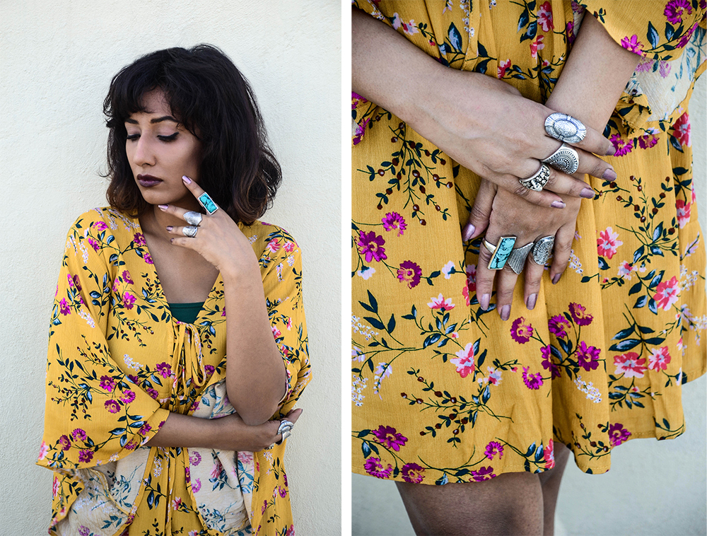 Floral ; Yellow ; Shift Dress ; Bohemian ; Lookbook ; Outfit ; fashion photography ; Romwe ; combat boots ; wine lips ; grunge ; ootd ; fall look ; tropical ; sunset ; strong ; Dark ; winter fashion ; fall 17 ; Hyderabad ; Editorial ; Naznin ; Naznin Suhaer ; dusky; model ; indian blogger ; hyderabad fashion bloggers ; hyderabad bloggers ; hyderabad fashion blogger ; I Dress for the Applause ;